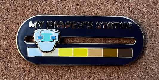 Diaper Status Pin