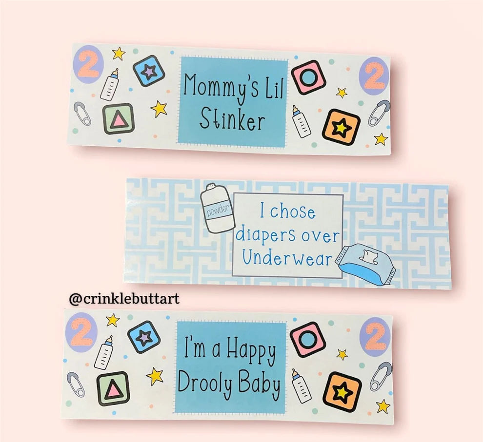 Loving Diaper Sticker Pack