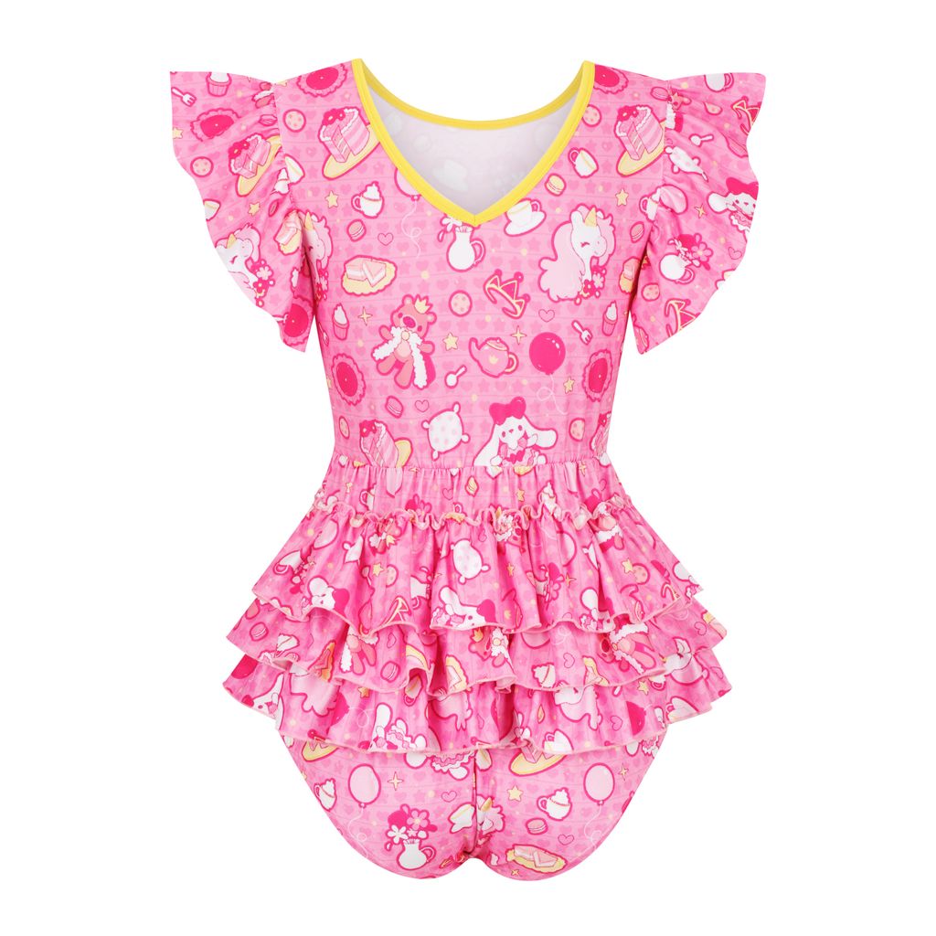 Princess Party Ruffle Butt Onesie