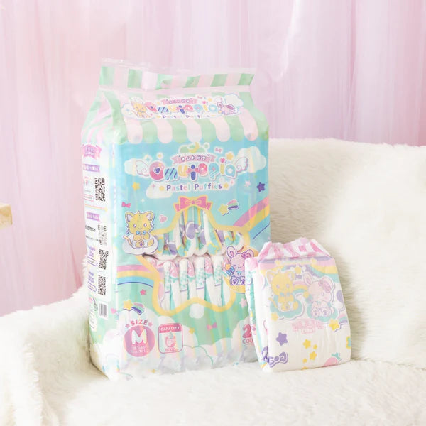 Pastel Puffies Diaper Pack